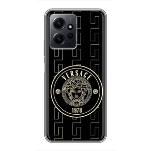 Чехлы VERSACE для Редми Ноут 12 (PREMIUMPrint) (Лого Версаче)