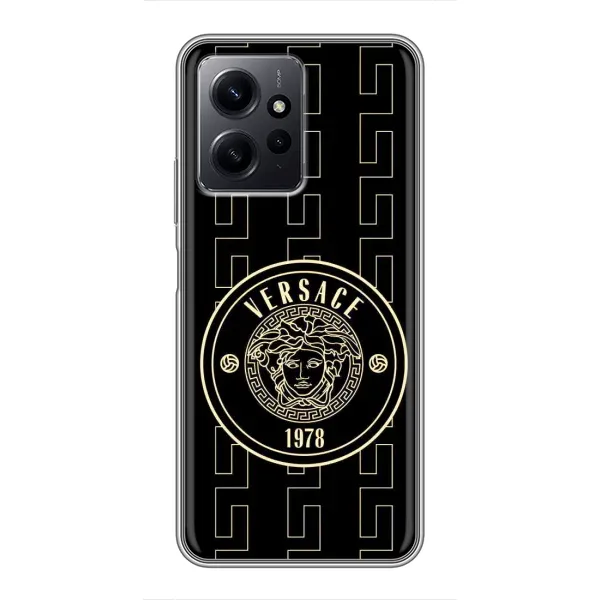 Чехол с принтом «Лого Версаче» для Xiaomi Redmi Note 12