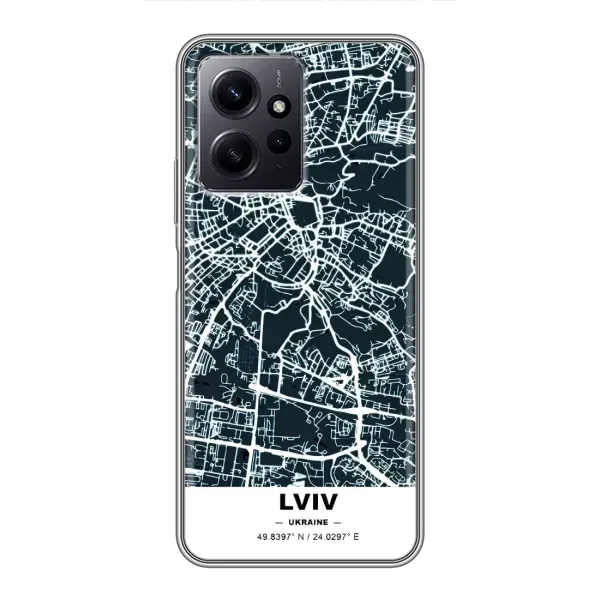 Чехол с принтом «Львов» для Xiaomi Redmi Note 12