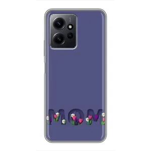 Чохли для мами на Xiaomi Redmi Note 12 (Мама в квітах)