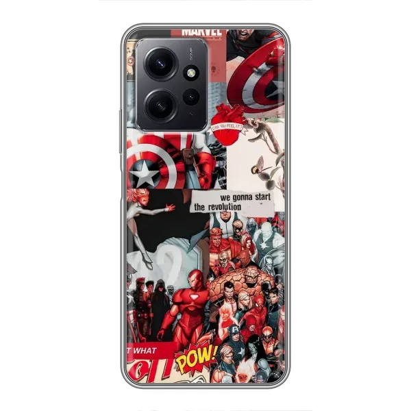 Чехол с принтом «Марвел Комикс» для Xiaomi Redmi Note 12