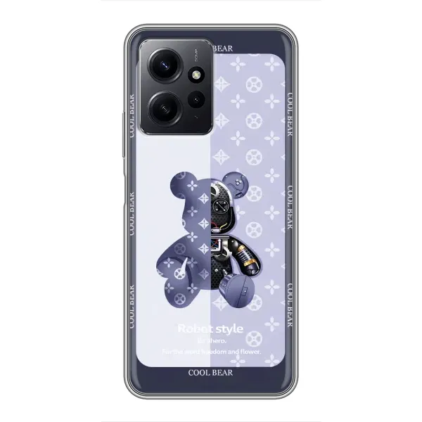 Чехол с принтом «Медвежонок LV» для Xiaomi Redmi Note 12