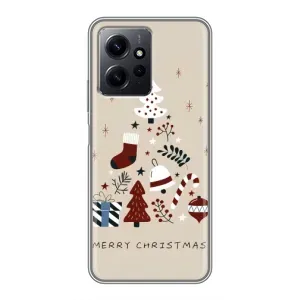 Різдвяні, Святкові Чохли для Сяомі Редмі Нот 12 (Merry Christmas)