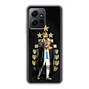 Чехлы для Xiaomi Redmi Note 12 (Leo чемпион) (AlphaPrint) (Месси Король)