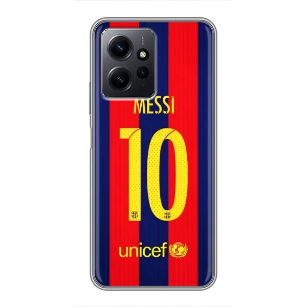 Чехол с принтом «Messi Barca 10» для Xiaomi Redmi Note 12 Чехол с принтом «Messi Barca 10» для Xiaomi Redmi Note 12