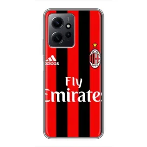 Чехлы для Xiaomi Redmi Note 12 (VPrint) - Футбольные клубы (Milan)