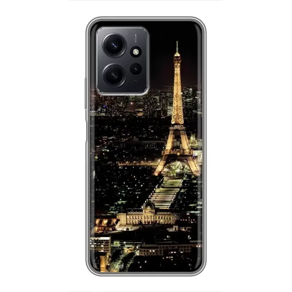Чехол с принтом «Ночной Париж» для Xiaomi Redmi Note 12