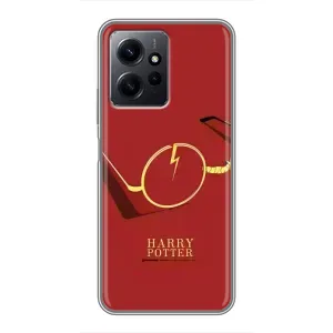 Чехол с принтом «очки Гарри» для Xiaomi Redmi Note 12