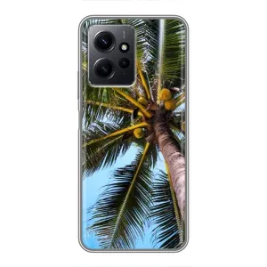 Силиконовый чехол с КАРТИНКАМИ лето для Xiaomi Redmi Note 12 (AlphaPrint) (Пальма)