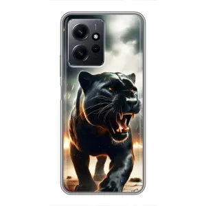 Чохол з картинкою 'Хижаки' для Xiaomi Redmi Note 12 (Чорна пантера)