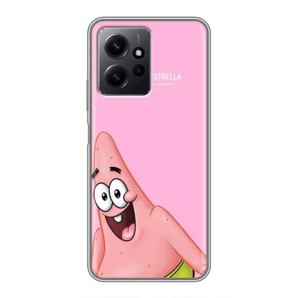 Чохол з принтом «Персонаж Патрік» для Xiaomi Redmi Note 12