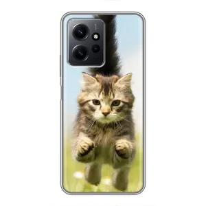 Чехлы с Котиками для Xiaomi Redmi Note 12 (VPrint) (Прыжок кота)