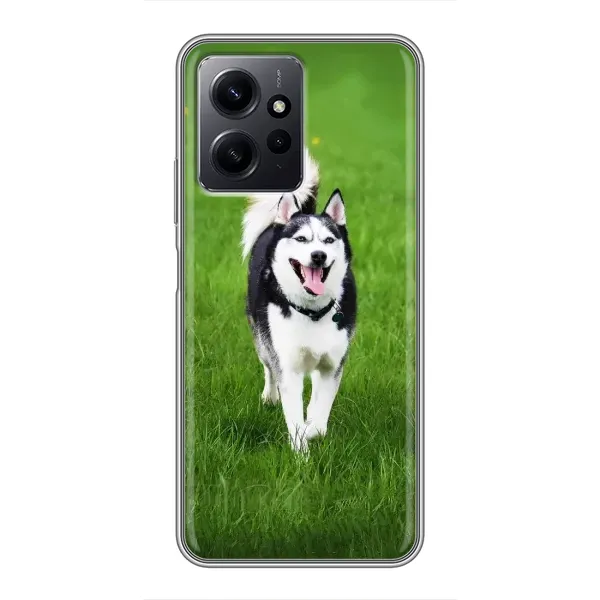 Чохол з принтом «Радісний Хаскі» для Xiaomi Redmi Note 12