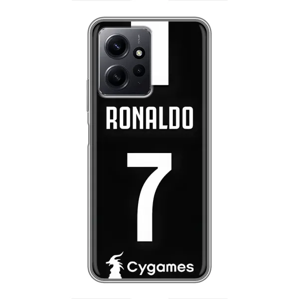Чехол с принтом «RONALDO 7» для Xiaomi Redmi Note 12