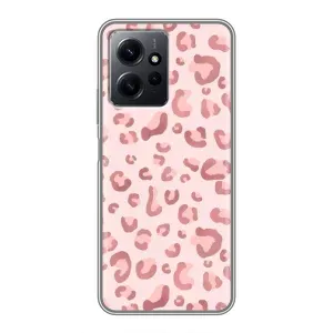 Чохол з розовим принтом для Xiaomi Redmi Note 12 (Рожевий леопард)