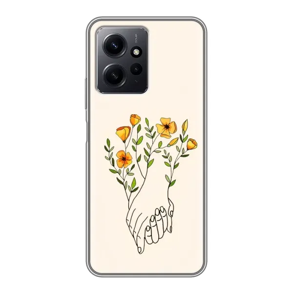 Чохол з принтом «Руки любві» для Xiaomi Redmi Note 12