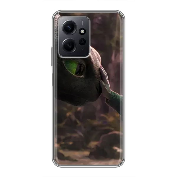 Чехол с принтом «Сцена с драконом» для Xiaomi Redmi Note 12