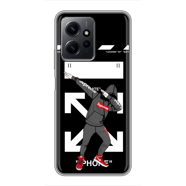 Чехол с принтом «Суприм» для Xiaomi Redmi Note 12 Чехол с принтом «Суприм» для Xiaomi Redmi Note 12