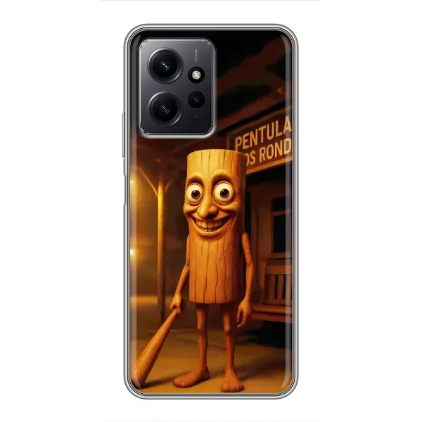 Чехол с принтом «Тунг тунг сахур» для Xiaomi Redmi Note 12 Чехол с принтом «Тунг тунг сахур» для Xiaomi Redmi Note 12