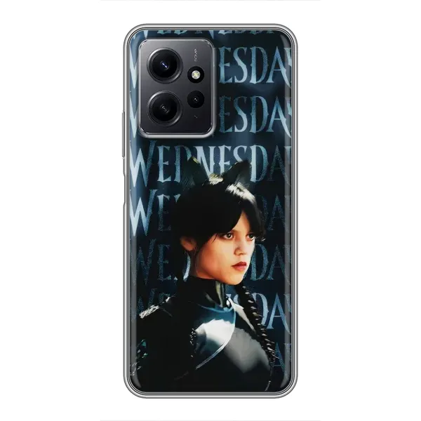 Чехол с принтом «Уэнздей кошка» для Xiaomi Redmi Note 12