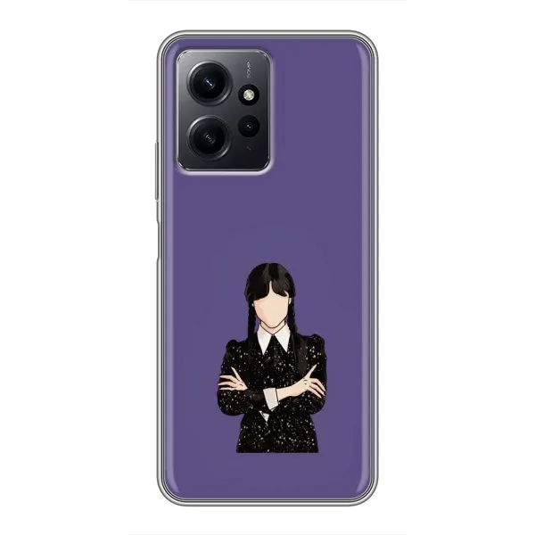 Чехол с принтом «Уэнздей в черном» для Xiaomi Redmi Note 12