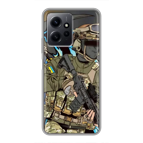 Чохол з принтом «Воїн ЗСУ» для Xiaomi Redmi Note 12