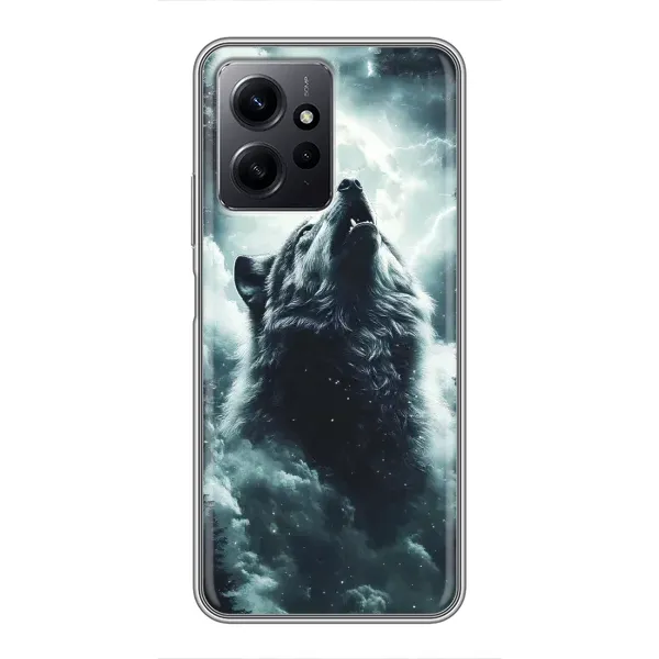 Чохол з принтом «Вовк у хмарах» для Xiaomi Redmi Note 12 Чохол з принтом «Вовк у хмарах» для Xiaomi Redmi Note 12