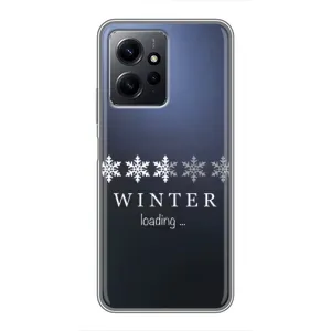 Зимні Чохли для Сяомі Редмі Нот 12 - прозорий фон (Winter loading)