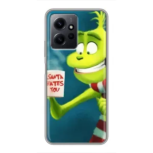 Різдвяні Чохли для Xiaomi Redmi Note 12 (VPrint) (Зелений Грінч)