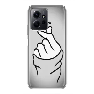 Чохол з принтом «Значок Love» для Xiaomi Redmi Note 12