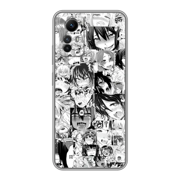 Чехол с принтом «Ahegao manga» для Xiaomi Redmi Note 12s Чехол с принтом «Ahegao manga» для Xiaomi Redmi Note 12s