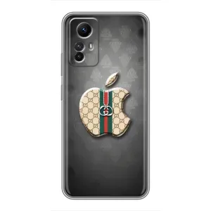 Чохли GUCCI для Сяомі Рєдмі Нот 12-с (AlphaPrint) (Apple gucci)