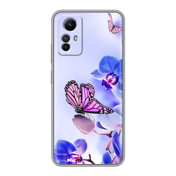 Чохол з принтом «Метелик на квітах» для Xiaomi Redmi Note 12s Чохол з принтом «Метелик на квітах» для Xiaomi Redmi Note 12s