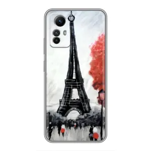 Чохол Ейфелева Вежа Xiaomi Redmi Note 12s - (AlphaPrint) (Вежа в Парижі)