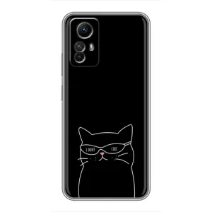 Чохол з малюнком кіт на Xiaomi Redmi Note 12s (Байдужий кіт)