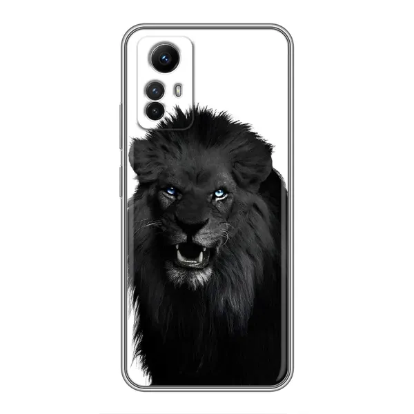 Чехол с принтом «Черный ЛЕВ» для Xiaomi Redmi Note 12s