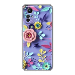 Чохли з квітами для Xiaomi Redmi Note 12s (VPrint) (Дизайн квітів)