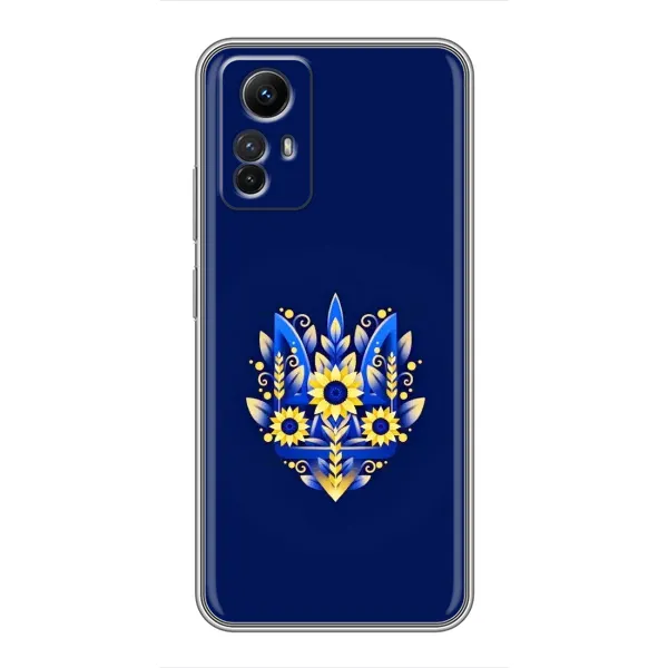 Чехол с принтом «Цветочный Герб» для Xiaomi Redmi Note 12s