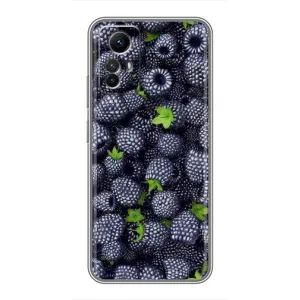 Чохли з фруктами для Xiaomi Redmi Note 12s (VPrint) (Ожина)