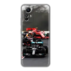 Чехол с принтом «Гонка Формула 1» для Xiaomi Redmi Note 12s