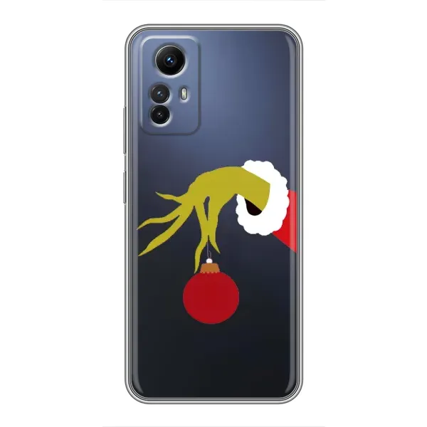 Чехол с принтом «Гринч с игрушкой» для Xiaomi Redmi Note 12s