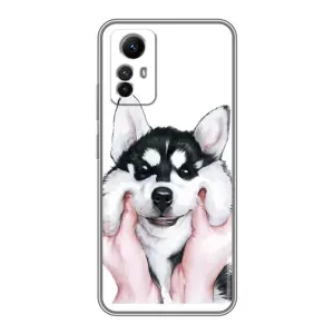 Чохол з Хаскі Xiaomi Redmi Note 12s - (AlphaPrint) (Хаскі улибака)