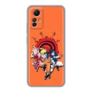 Naruto Anime Чохли для Сяомі Рєдмі Нот 12-с (AlphaPrint) (команда Наруто)