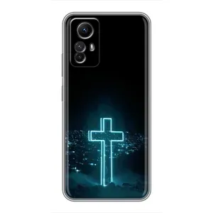 Християнські Чохли для Xiaomi Redmi Note 12s (AlphaPrint) (Хрест і місто)