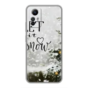 Новорічні, Святкові Чохли для Xiaomi Redmi Note 12s - 2024 год (Let it snow)