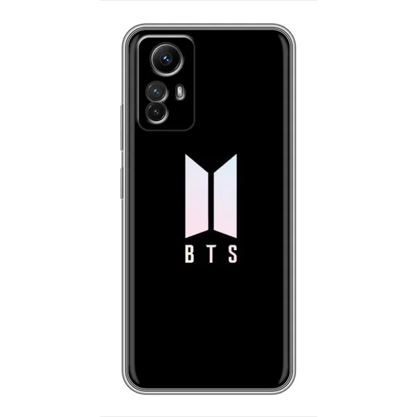 Чохол з принтом «Лого BTS» для Xiaomi Redmi Note 12s