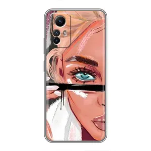 Чохол з друком для Xiaomi Redmi Note 12s - (Мода) (AlphaPrint) (Макіяж)