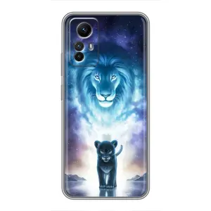 Чохол з картинкою ЛЕВ для Xiaomi Redmi Note 12s (VPrint) (Маленький лев)