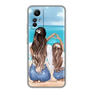 Чохол з друком для Xiaomi Redmi Note 12s - (Мама з дитинкою) (AlphaPrint) (Мама з донькою)