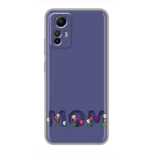 Чехлы для мамы на Xiaomi Redmi Note 12s (Мама в цветах)